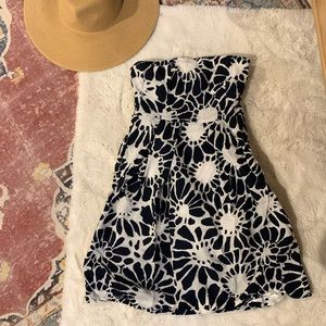 Jcrew strapless cotton dress